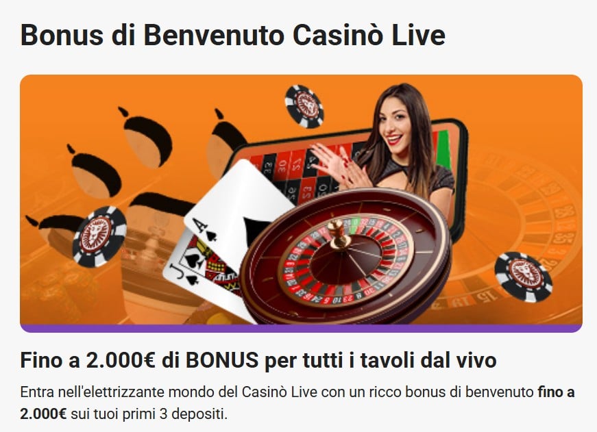 bonus di benvenuto casino live leovegas bonus di benvenuto casinò live leovegas
