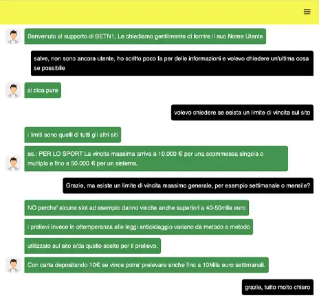 screenshot limite di vincita betn1 screenshot limite di vincita betn1