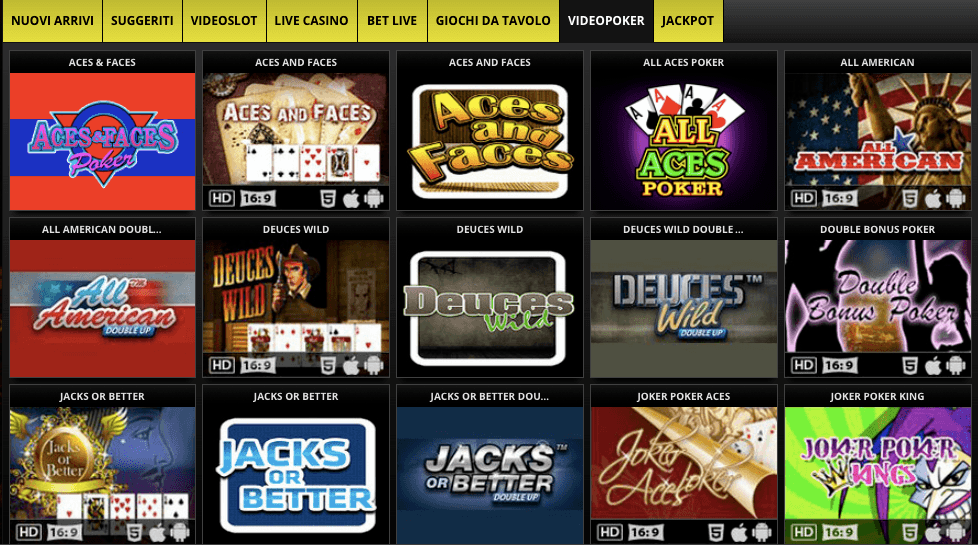 videopoker 9 Mediabet Video Poker