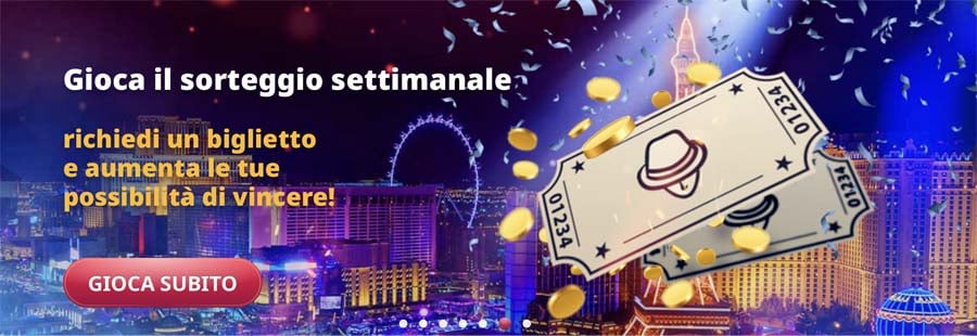 Screenshot del bonus settimanale di Vegas Plus. bonus settimanale vegas plus