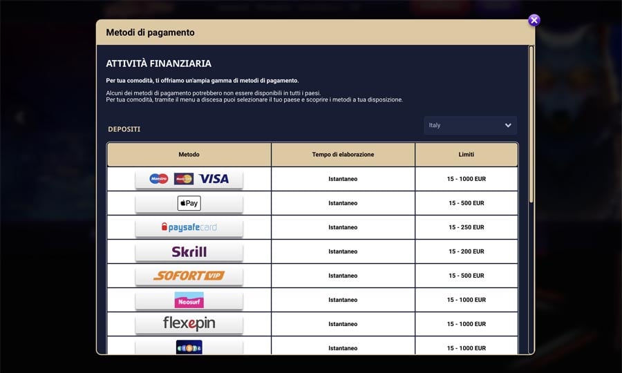 bonus settimanale vegas plus Promozioni regolari