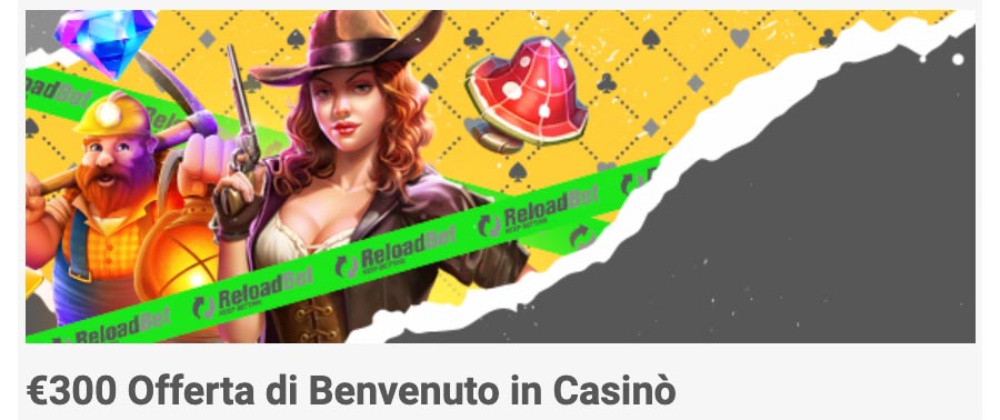 Per scrivere la mia recensione di Reloadbet, ho giocato in un periodo in cui non c'erano promozioni stagionali, ma so che ci sono offerte annuali durante le festività natalizie e pasquali. bonus benvenuto reloadbet
