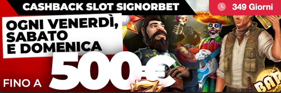 {47} Oltre al benvenuto, Signorbet offre <strong>ulteriori bonus</strong> , sia per il casinò online che per le scommesse sportive, ma in questa recensione mi concentrerò esclusivamente sui primi.