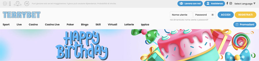 {44} Pro e contro di Terrybet riguardo al casinò e alle scommesse.