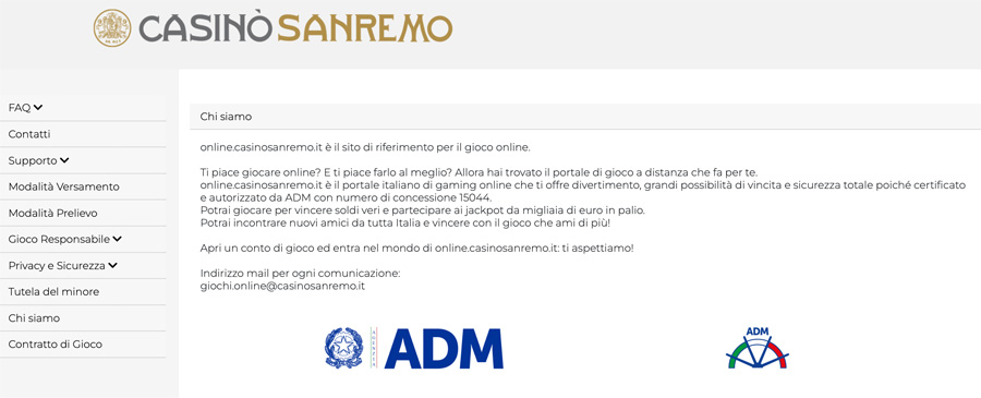{139} Vantaggi e svantaggi del Casinò Online di Sanremo.