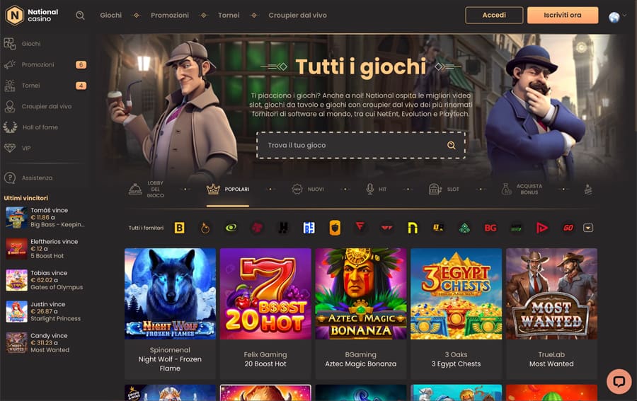 roulette Manca una sezione sport