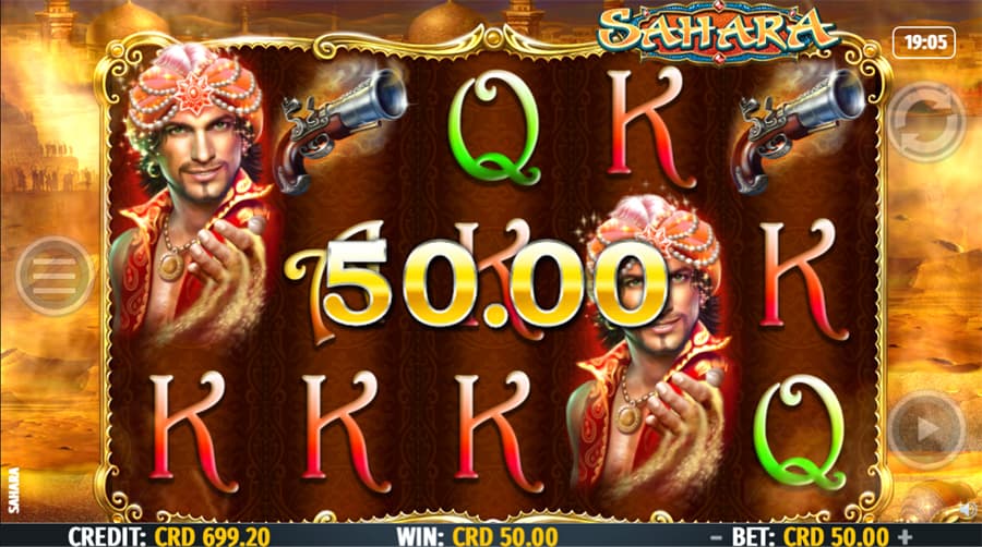 sahara slot grafica