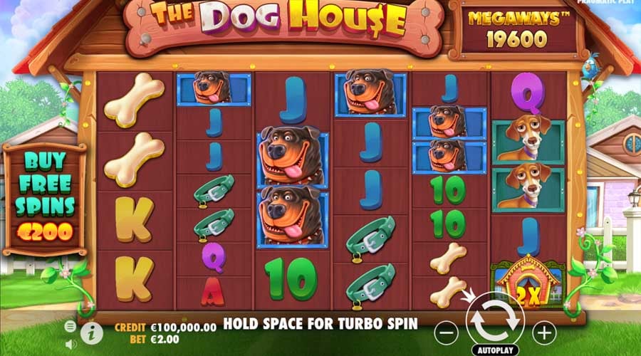 immagine della slot Dog House Megaways