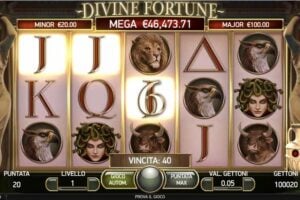 screenshot della slot Divine Fortune