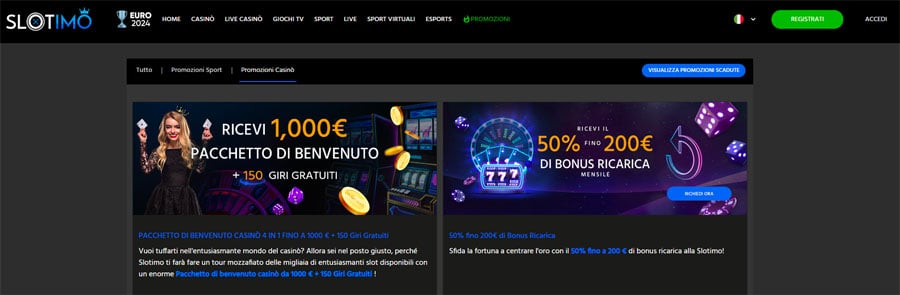 bonus benvenuto slotimo bonus benvenuto slotimo