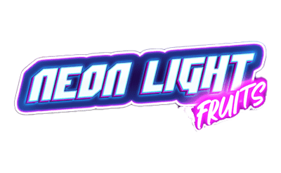 logo frutti al neon