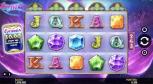 screenshot del slot gioco euphoria