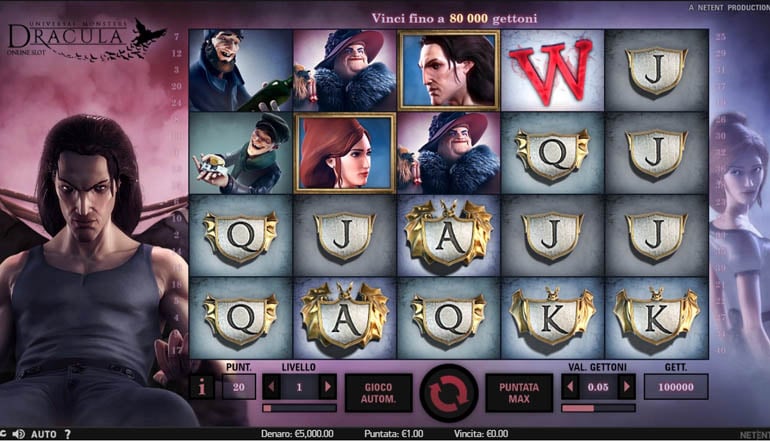 screenshot della slot dracula screenshot della slot dracula