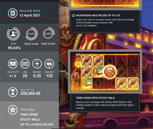 slot inferno gladiator