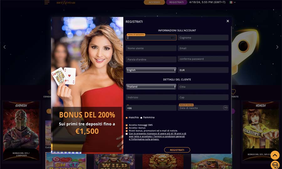 registrazione bet24star registrazione bet24star
