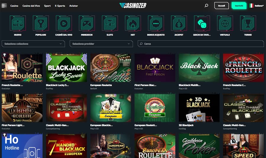 Dietro le quinte, vi parlerò dei fornitori di giochi che collaborano con Casinozer. giochi tavolo casinozer