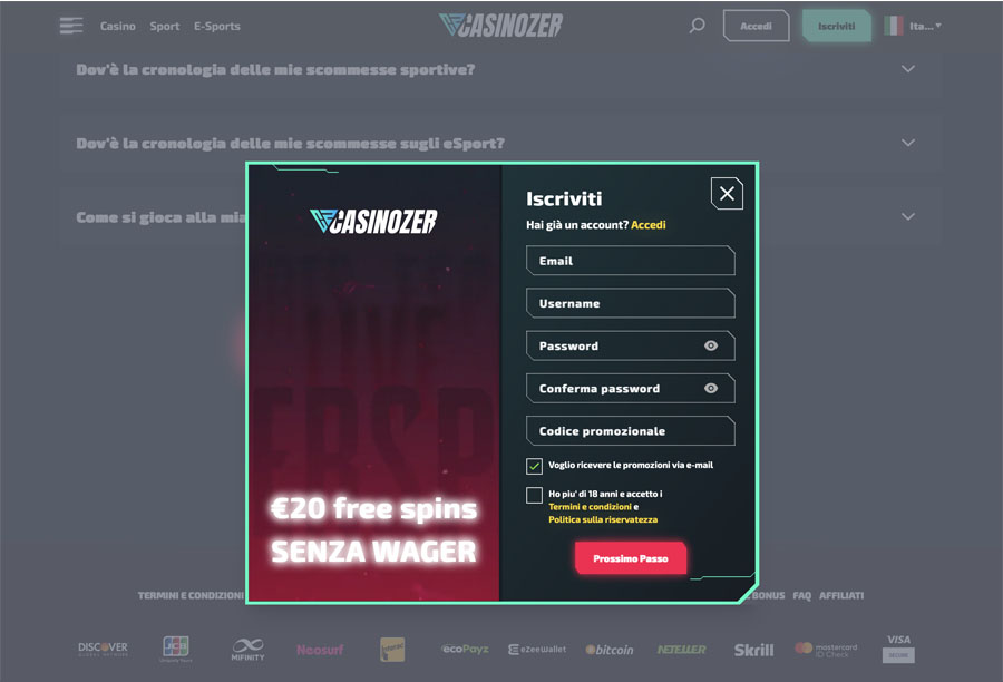 Luca, un appassionato di gioco da lungo tempo, ha trasformato la sua passione in professione. Scrive per il nostro sito da diversi anni, presentando recensioni sincere e imparziali su un'ampia gamma di casinò online. registrazione casinozer