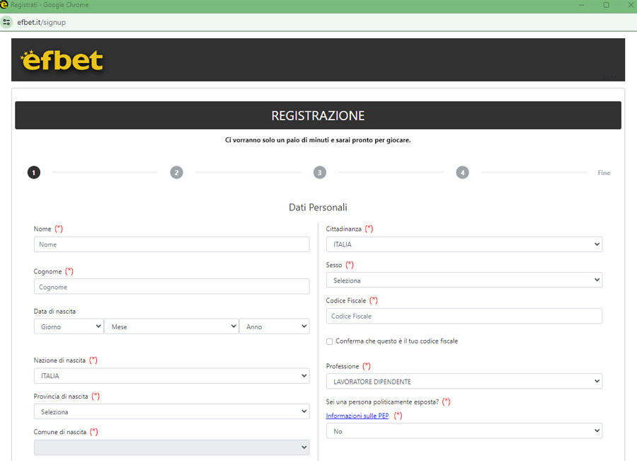 registrazione efbet registrazione efbet