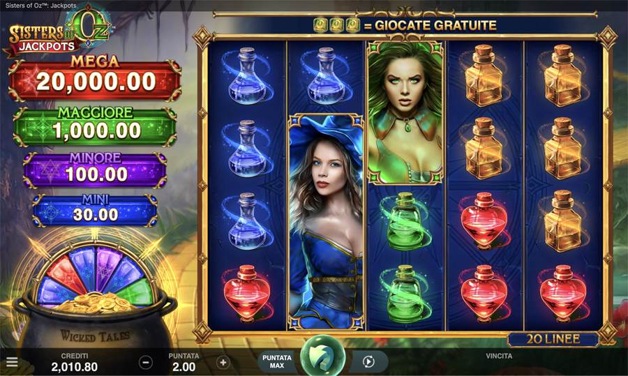 screenshot sorelle di oz wincasino screenshot sorelle di oz wincasino