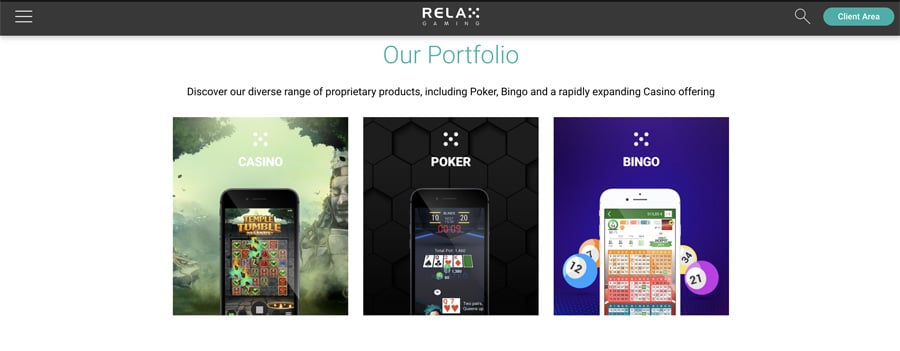 screenshot homepage relax gaming screenshot homepage relax gaming