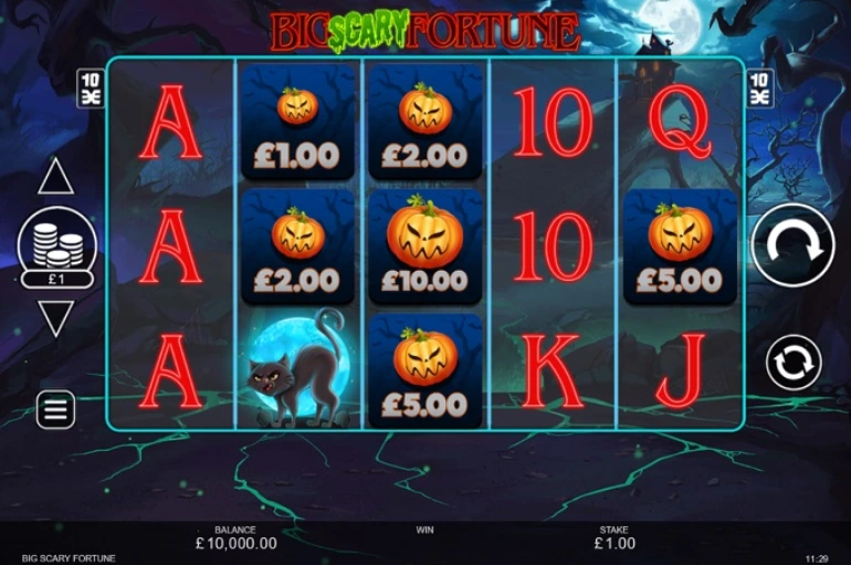 schermata della slot Big Scary Fortune