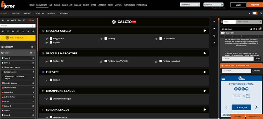 screenshot scommesse bgame casino scommesse bgame casino