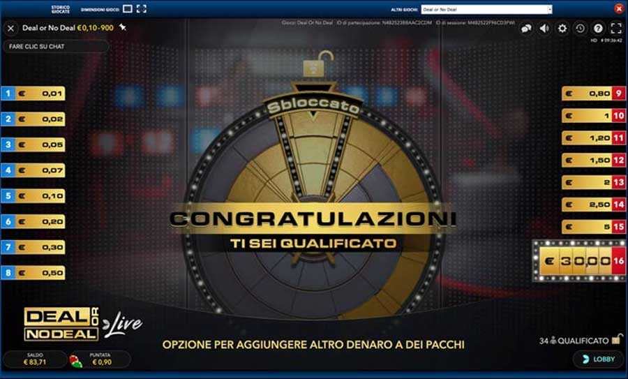 deal or no deal qualificazione deal or no deal qualificazione