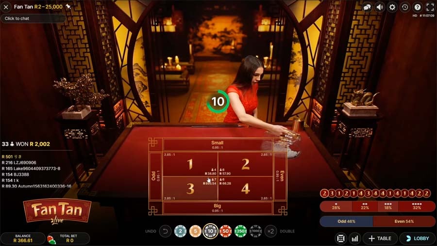 gameplay fan tan gameplay fan tan