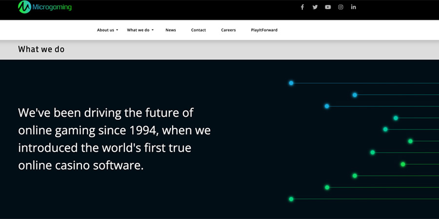 screenshot homepage microgaming screenshot homepage microgaming