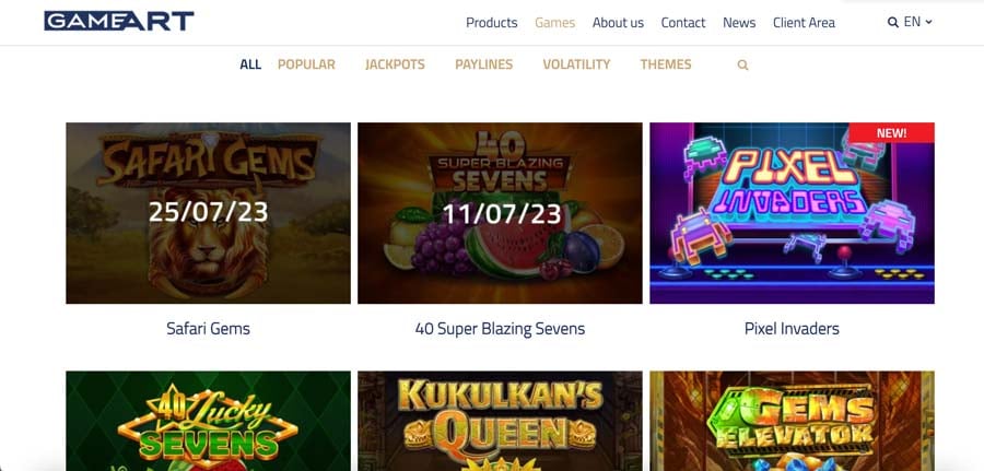 screenshot gameart homepage screenshot gameart homepage