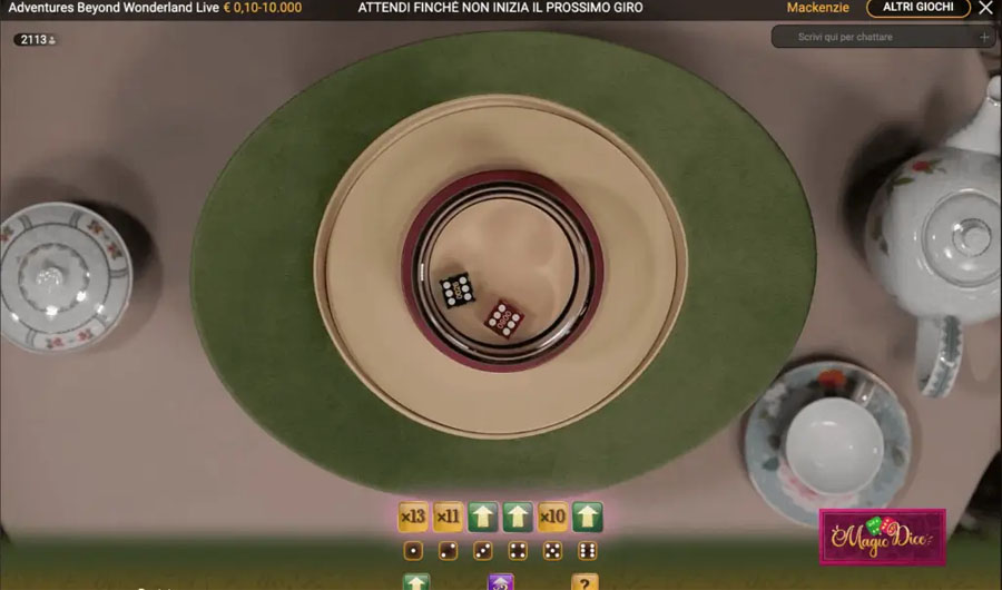 screenshot mini partita magic dice screenshot mini partita magic dice