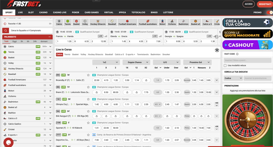 {72} screenshot fastbet scommesse sportive