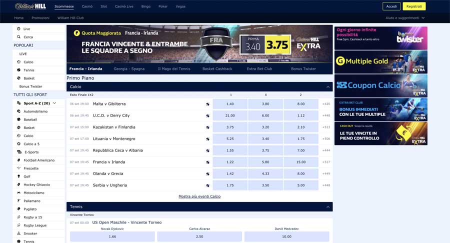 {59} screenshot william hill scommesse sportive