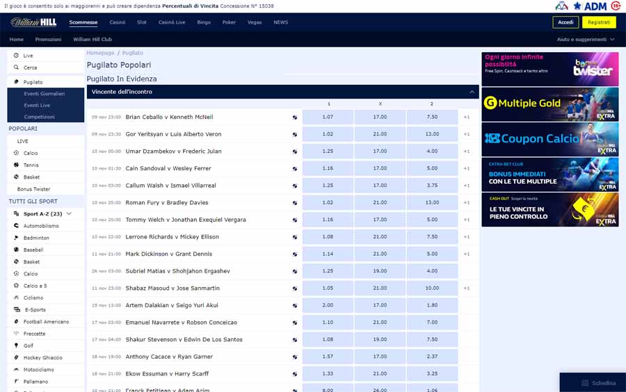 screenshot william hill screenshot william hill boxe