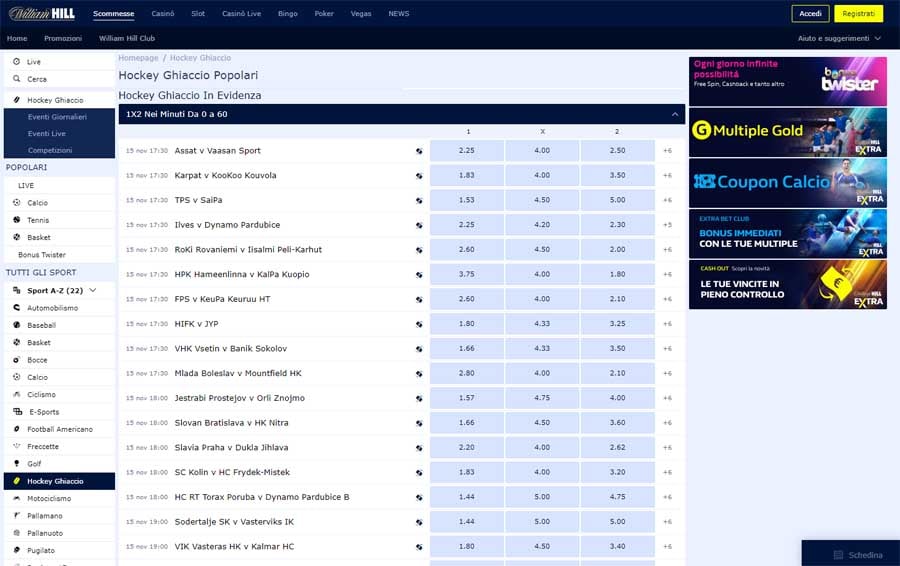 screenshot william hill hockey screenshot william hill hockey