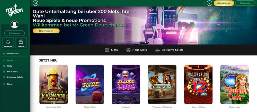 {67} Mr Green è un casinò online ben noto in Svizzera, che è riuscito a ritagliarsi un'importante reputazione come bookmaker online. Gestito da Mr Green Limited, è legalmente autorizzato dalla Malta Gaming Authority e offre una piattaforma di scommesse sicura e affidabile per gli utenti svizzeri.