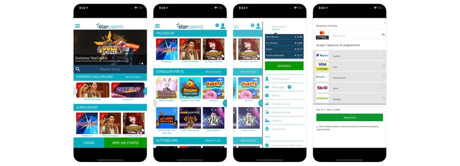 screenshot dell'app mobile di star casino slovenia star casino app mobile Slovacchia