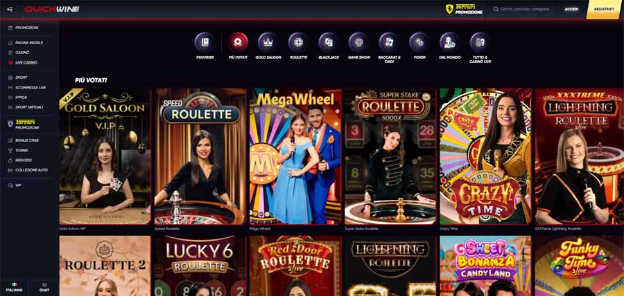 screenshot giochi live quickwin giochi live quickwin