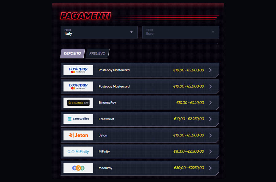 screenshot pagamenti quickwin pagamenti quickwin