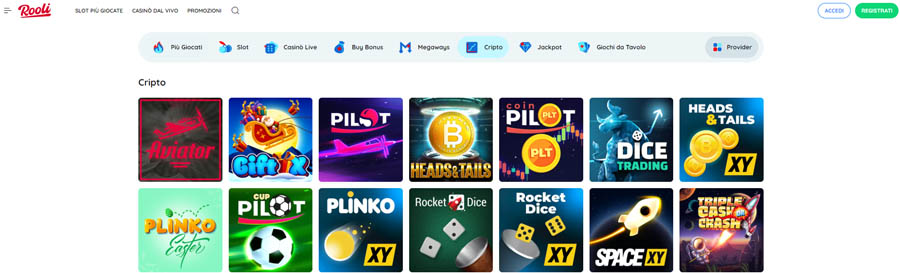<strong>🏆 Migliori slot su Rooli</strong> <strong>🎰 Numero di slot </strong>