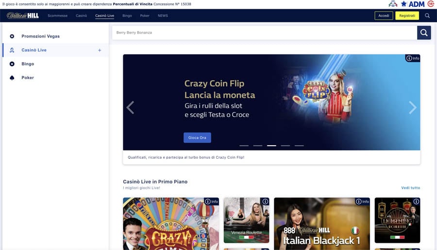 casino live william hill William Hill Live Casinò