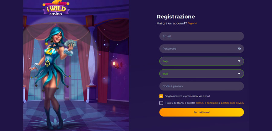 promozioni iwild casino Promozioni regolari
