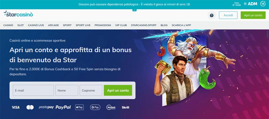 starcasino mastercard Star Casino: il casinò Mastercard migliore di sempre