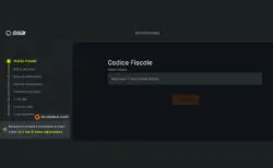 step1 registrazione spid Codice fiscale step