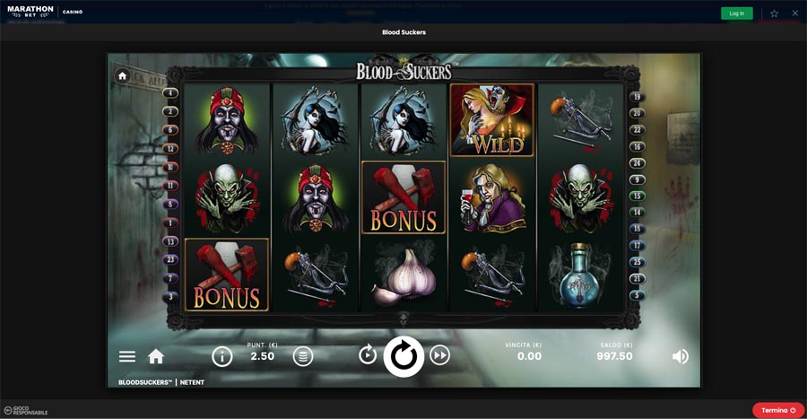 bloodsuckers marathonbet