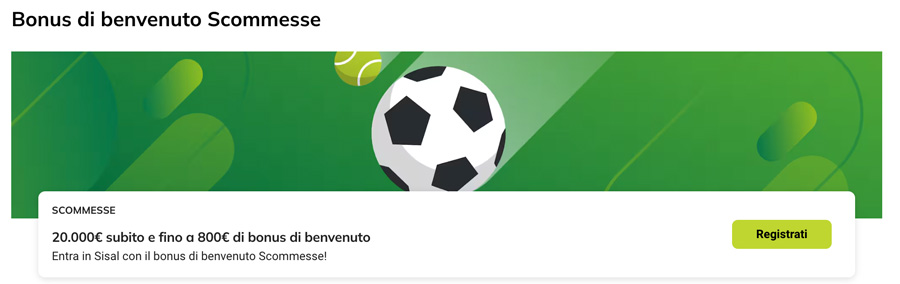 bonus benvenuto scommesse sisal bonus benvenuto scommesse sisal