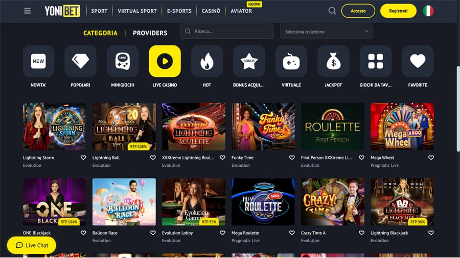 giochi live yonibet giochi live yonibet
