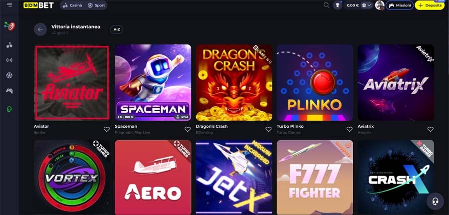 giochi speciali bdmbet