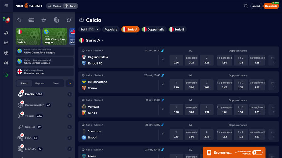 scommesse nine casino scommesse nine casino