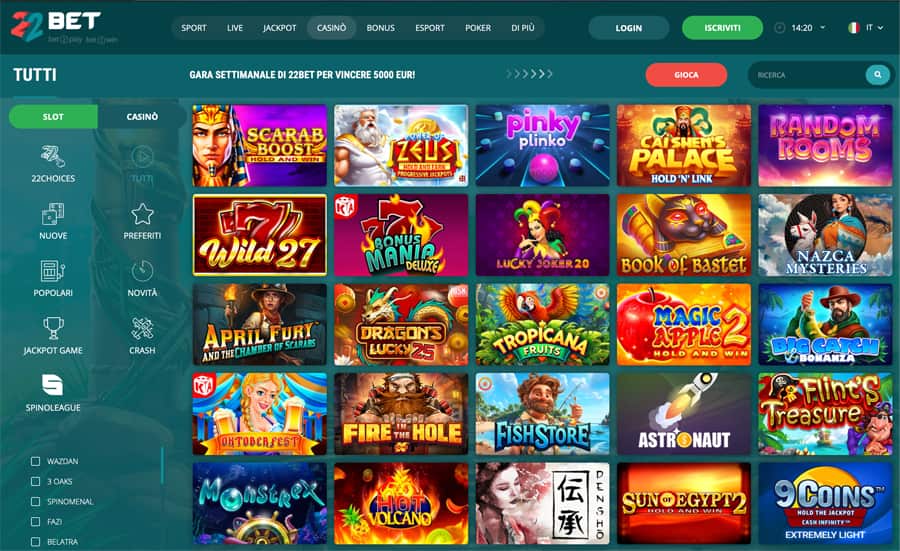 <i>jackpot progressivi</i> slot machine